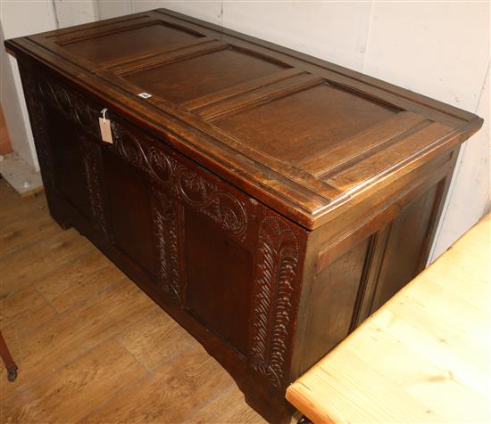 A large Victorian chest, W.135cm